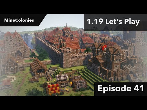 NerdBuilderr - MineColonies: Let's build a Alchemist Tower! (Minecraft 1.19.2 Let's Play) [Episode 41]