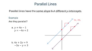 Determine if Two Lines are Parallel