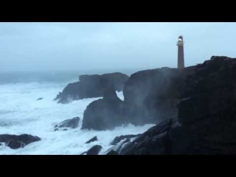 Butt of Lewis Lighthouse in a Gale