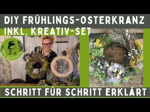 MEGA DIY Spring Easter Wreath: Explained step by step!