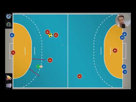 Handball 2. Phase - Schirm stellen auf Halb