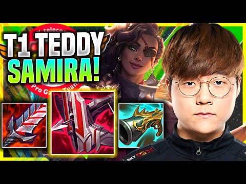 TEDDY DESTROYING WITH SAMIRA! - T1 Teddy Plays Samira ADC vs Kai'Sa! | Preseason 11