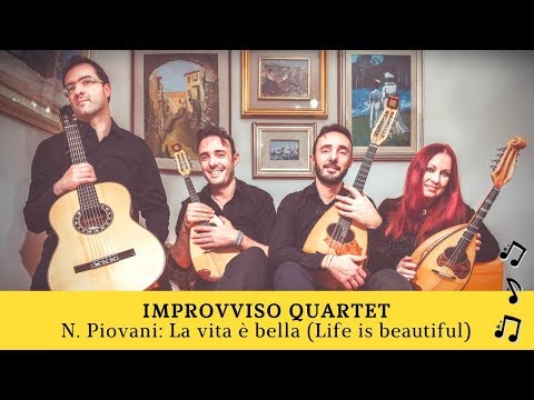 La vita è bella (N. Piovani) - Improvviso Quartet, mandolin