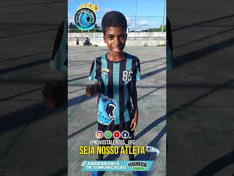 Escolinha de Futebol Novos Talentos de Indiaroba Sergipe.