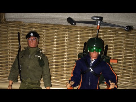 New action man uniform and turbo copter