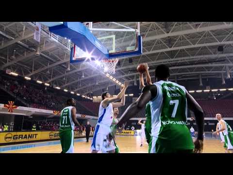 ABA Liga 2014/15, Round 18 highlights: MZT Skopje Aerodrom - Krka (17.1.2015)