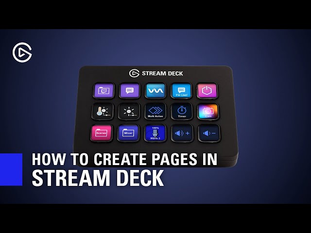 Video Teaser für How to Create Pages in Elgato Stream Deck