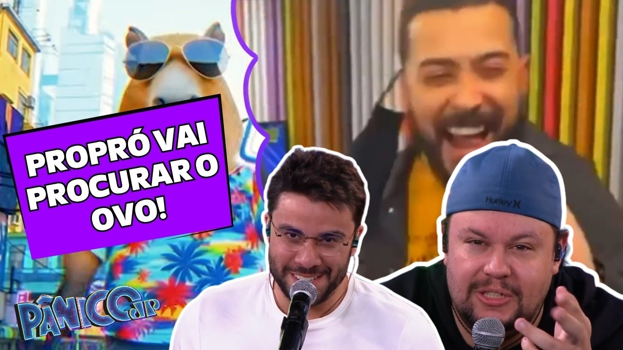 MILAGRES COM A BOCA E CAIPIROCA: GILBERTINHO BARROS E PROPRÓ MARAVIGOLD SEXTAM NO PÂNICO!