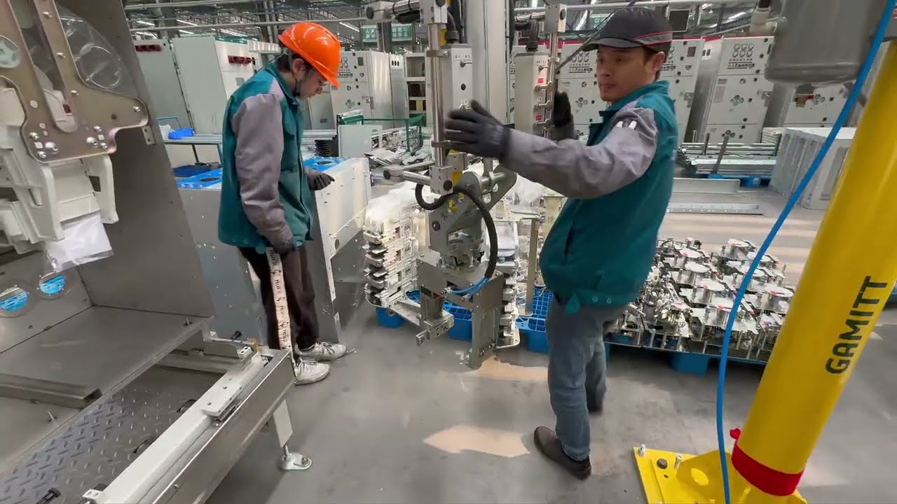 Zero-Gravity Pneumatic Manipulator for Electrical Switchgear Assembly | Hbtorque