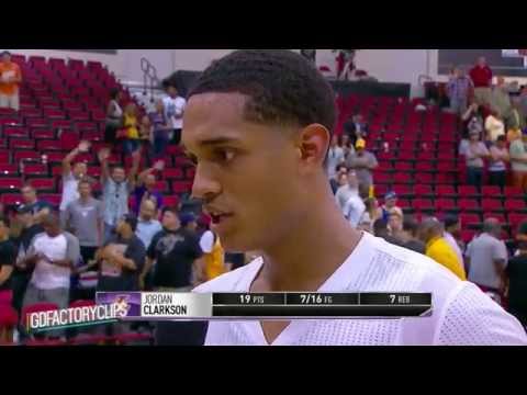Jordan Clarkson Full SL Highlights 2014.07.14 vs Warriors - 19 Pts, Game-Winner!