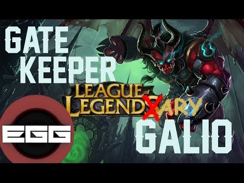 Legendary Gatekeeper Galio Skin Spotlight - League of Legends Skin Review [HD]