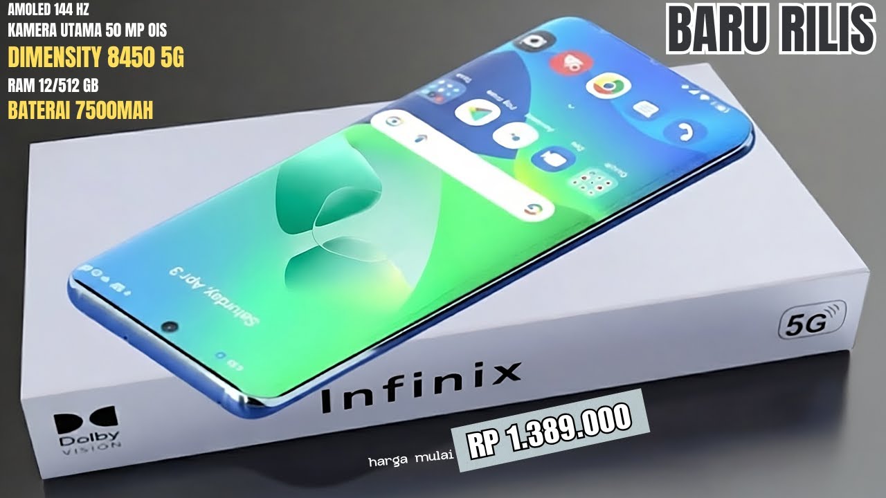 BARU SAJA DIRILIS‼️7500mAh, RAM 12/512 GB | HP INFINIX TERBARU AKHIR TAHUN 2025