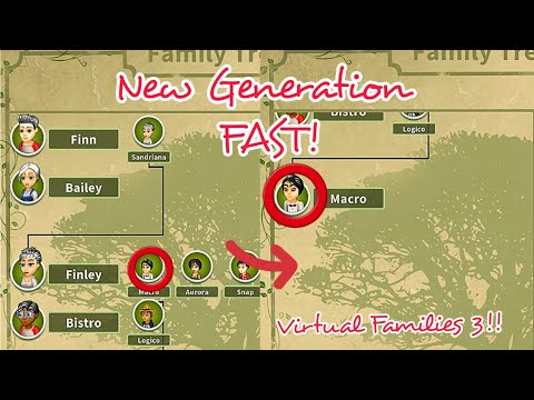 How To Get To The Next Generation FAST| & How To Make Babies Grow Up Faster! | Virtual Families 3!