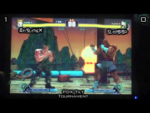 SF4 - PDX Tilt Tournament Winners Round 3 - RayBladeX (GUI) vs Slash5150 (SAG).mov