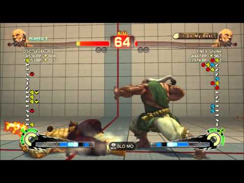 SSF4AEv.2012 - DSC SkyAkuma (GO) VS FNEX Shiine (GO) XBL Ranked Match Pt.2