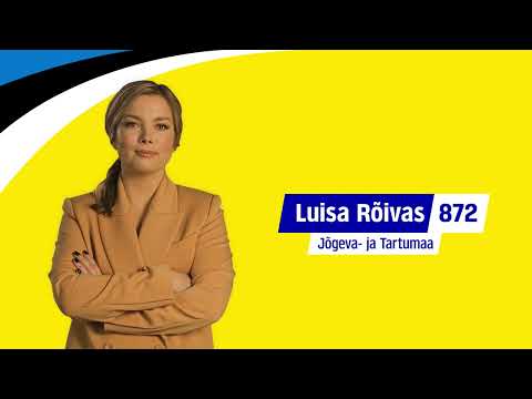 Luisa Rõivas nr 872 | Jõgeva- ja Tartumaa