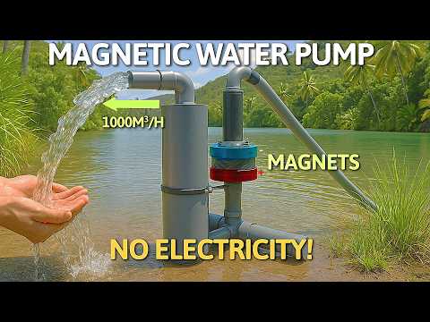 How to Make a Magnetic Water Pump 💧 Without a Motor or Electricity