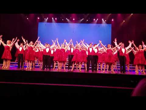 elaina calisi singing Before the parade passes by  with GP South Choir