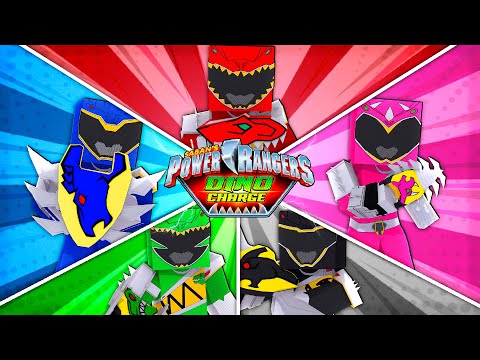 Minecraft: QUAL É O RANGER MAIS FORTE? - POWER RANGERS DINO CHARGE Ep.08 ‹‹ P3DRU ››