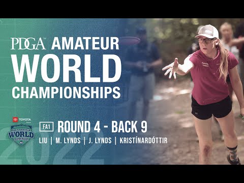 2022 PDGA Amateur Worlds | R4B9 | FA1 Lead | Liu, M. Lynds, J. Lynds, Kristínardóttir