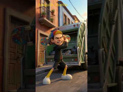 Don Ramón tira el Skateboard del Chavo