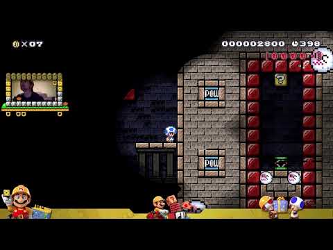 Super Mario Maker 2 - S1E8 - Barbarous favorite ghost house - House of OoB - Walk Through