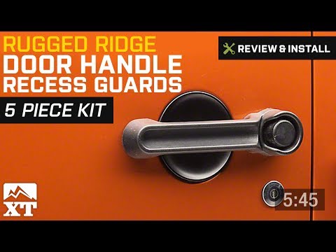 Jeep Wrangler Rugged Ridge Door Handle Recess Guards (2007-2017 JK 4-Door) Review & Install