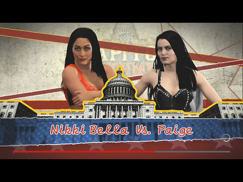 WWE 2K17 -  Nikki Bella vs Paige