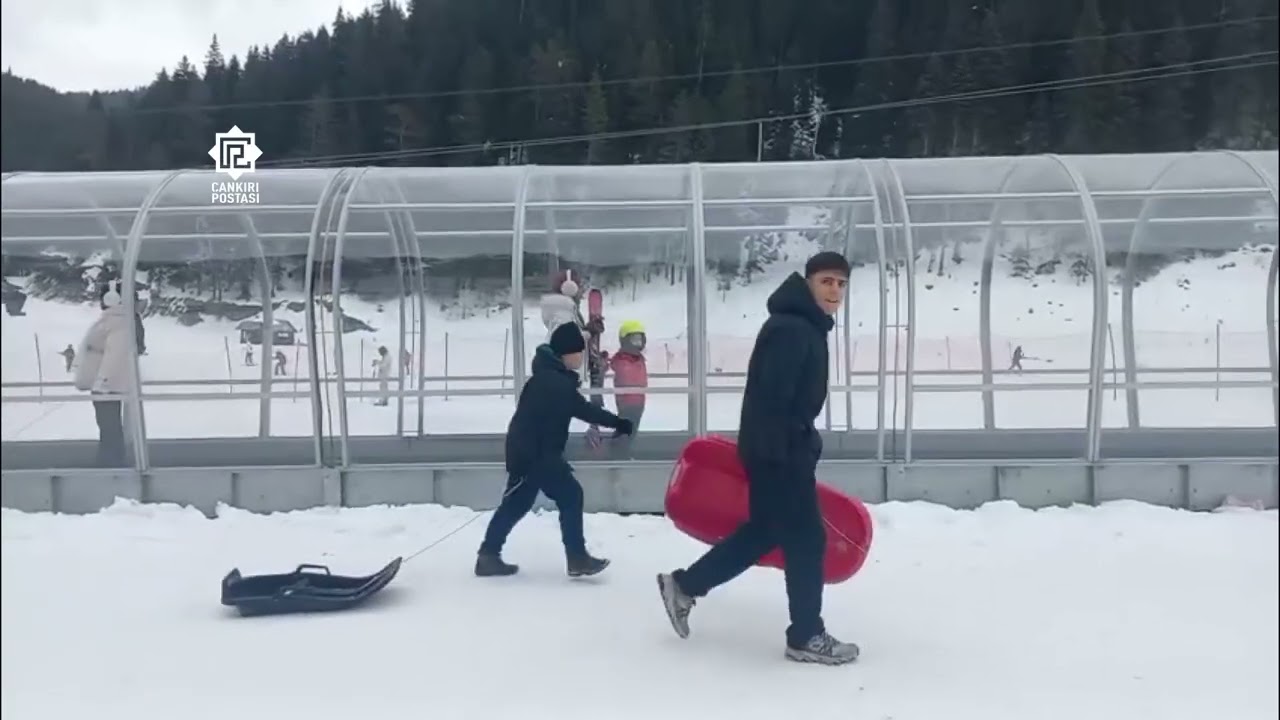 Yıldıztepe Kayak Merkezi Sömestr Tatilinde Ziyaretçi Akınına Uğradı