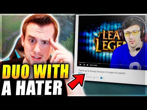 HATER APOLOGIZES FOR CALLING ME TRASH THEN ASKS TO DUO - League of Legends