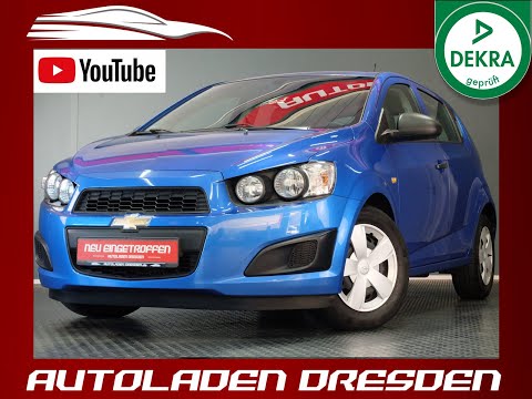 Chevrolet Aveo 1.2 1. Hand Scheckheft Review Präsentation Autoladen Dresden
