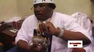 E-40 and his new Chain on DJ BackSide Live