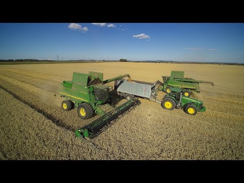 ZOD Blata Sedlec- SOUTH BOHEMIA HARVEST/ ŽNĚ 2019- 5x John Deere, 3x Fliegl
