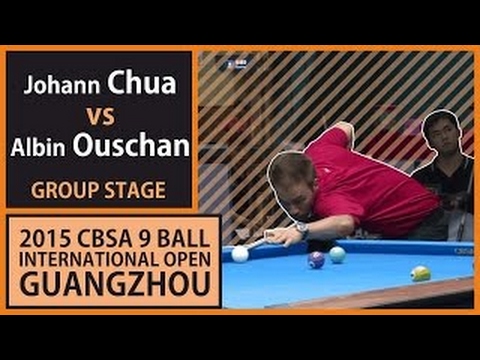 Albin Ouschan vs Johann Chua | Group 2015 International Guangzhou 9-Ball Open