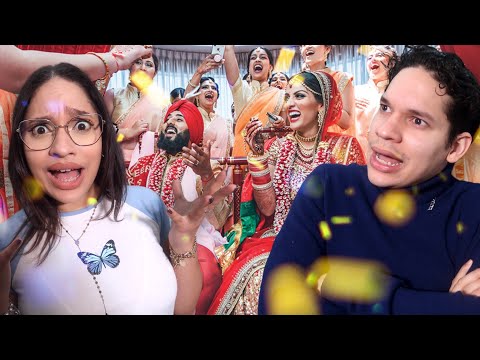 I thought this only happened in BOLLYWOOD MOVIES!? Latinos react to Indian Wedding Performances