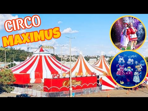 CIRCO MAXIMUS + PARQUE DE DIVERSÕES | A MINNIE e o MICKEY  Estavam no 🎪