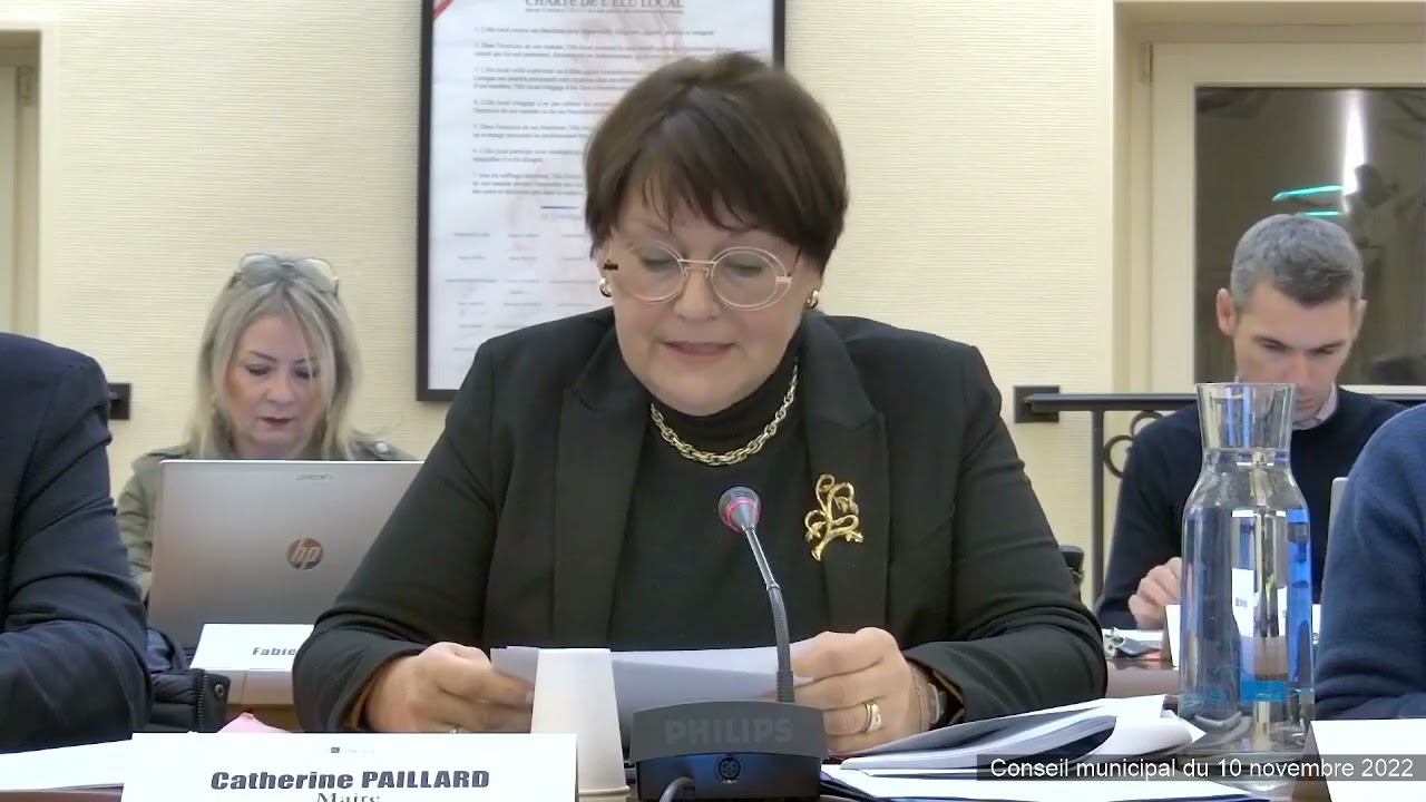 Conseil municipal - Novembre 2022