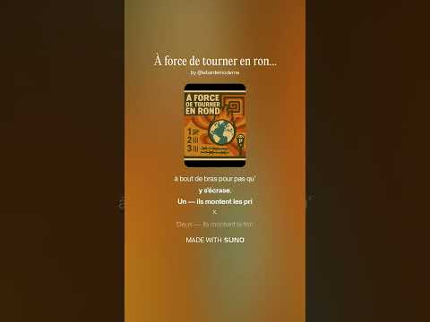 À force de tourner en rond, ça devient carré