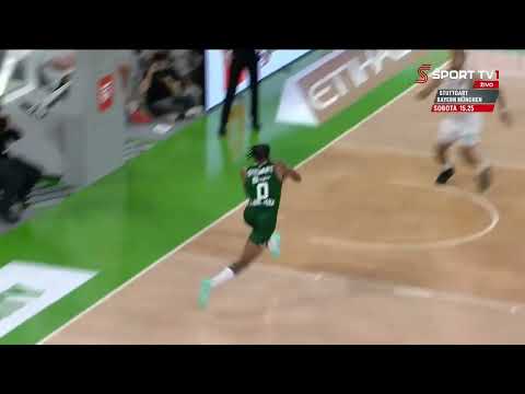 DUNK OF THE YEAR! DJ Stewart - Cedevita Olimpija - Slask Wroclaw! WOW!