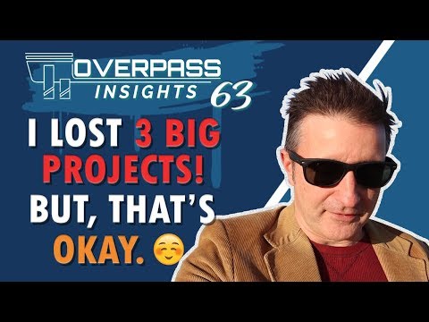 I lost 3 big projects!  But, that's okay.