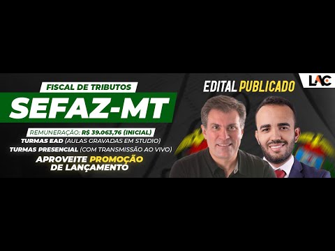 SEFAZ MT - PÓS EDITAL