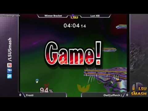 LUST 13 Melee Singles - Frosti (Marth) vs Owl (Falcon)