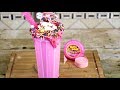 How to Make Bubble Gum Milkshake | Bubblegum Freakshake