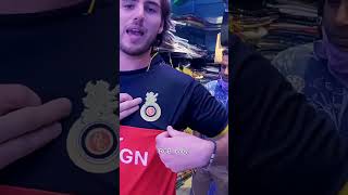 Luke Damant bargains for IPL Royal Challengers Bangalore shirt 🇮🇳 #shorts