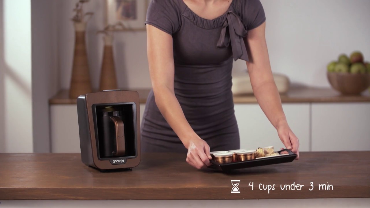 Кофеварка Электрическая турка Gorenje ATCM730T 730Вт медный/черный