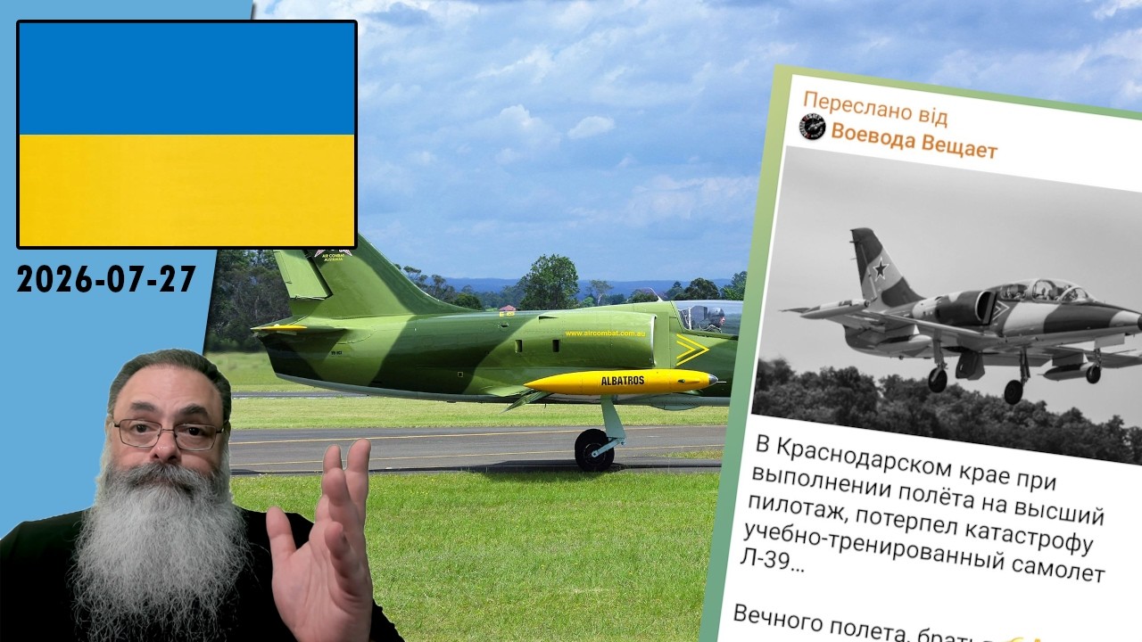 #Ucrânia 2026-07-27: AVIÃO de TREINAMENTO RUSSO L-39 cai e MATA TRIPULAÇÃO em KRASNODAR