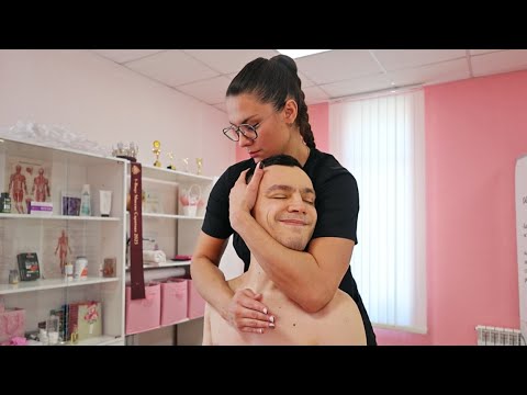 Masseuse with the strongest grip | ASMR Very Strong massage by Anastasia