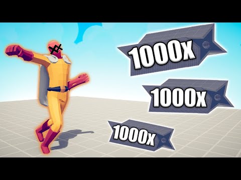 1000x OVERPOWERED SHURIKEN vs UNITS - TABS | Totally Accurate Battle Simulator 2023