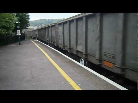 Freightliner Class 66 no: 66614 @ Bath Spa Working 6L33 On The 19-05-2012.