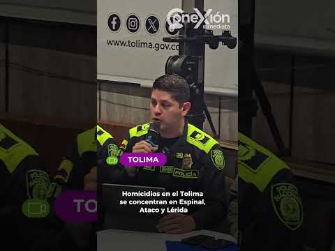 Homicidios en el #Tolima se concentran en #Espinal, #Ataco y #Lérida